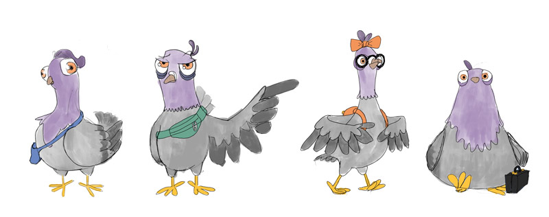 Pigeon Inc. Characters